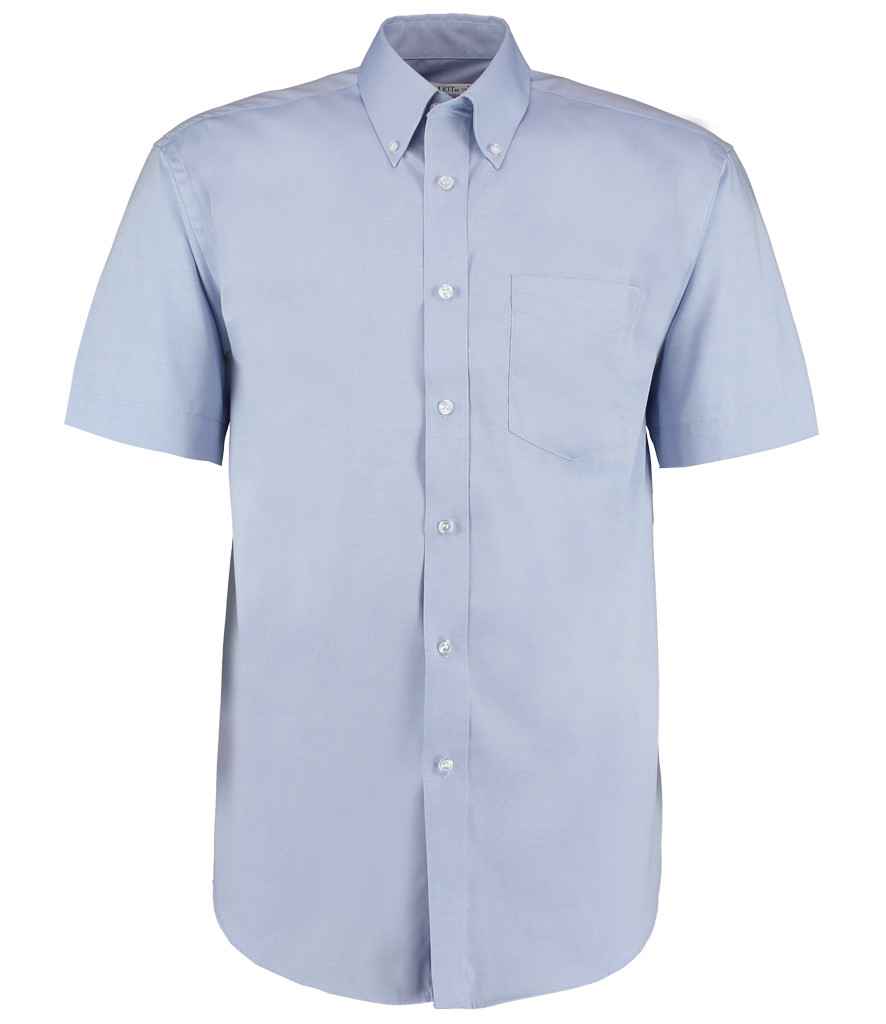 Kustom Kit - Premium Short Sleeve Classic Fit Oxford Shirt - Pierre Francis