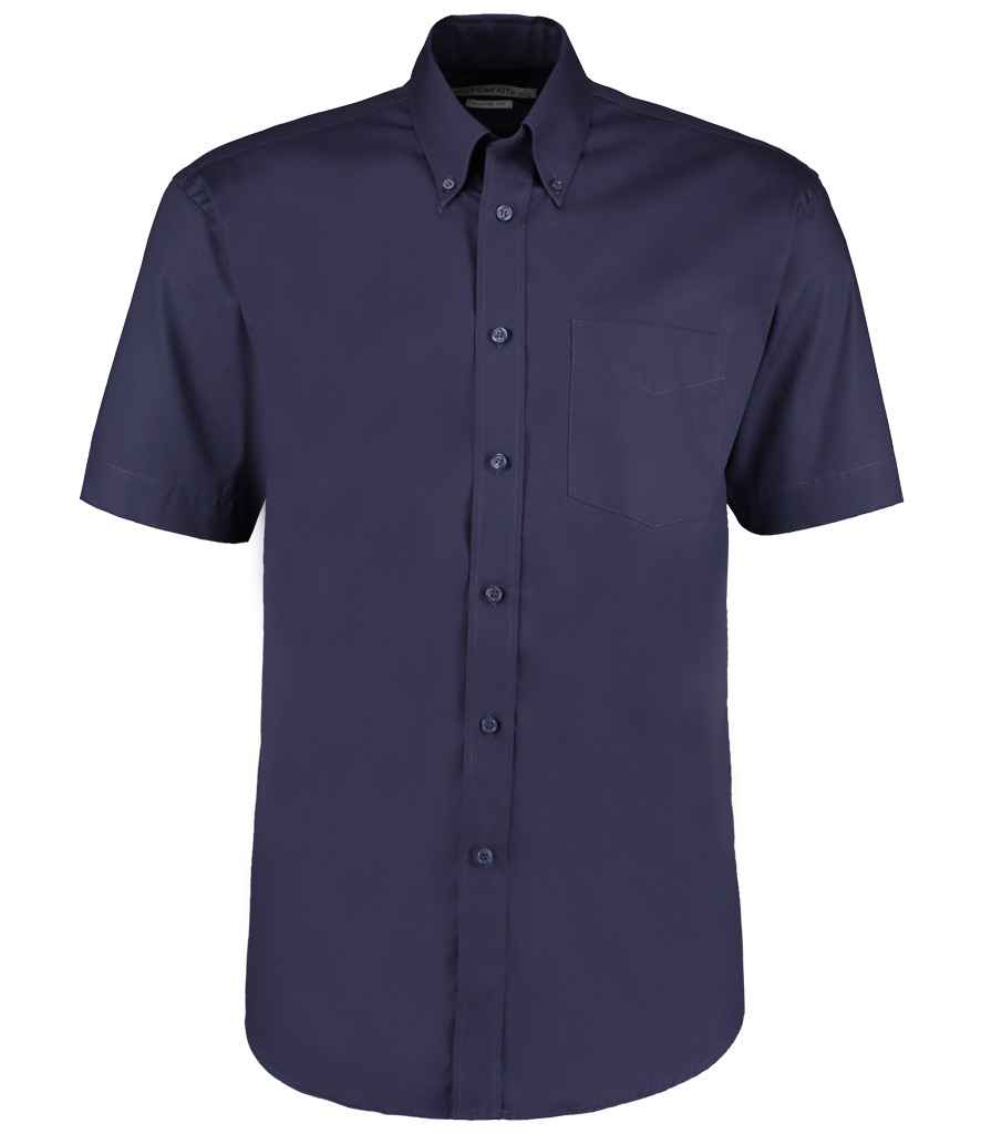 Kustom Kit - Premium Short Sleeve Classic Fit Oxford Shirt - K109 MNV 14.5
