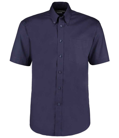 Kustom Kit - Premium Short Sleeve Classic Fit Oxford Shirt - K109 MNV 14.5