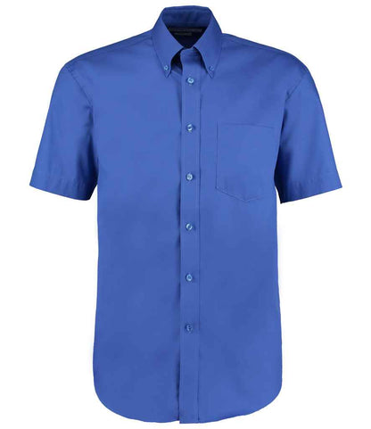 Kustom Kit - Premium Short Sleeve Classic Fit Oxford Shirt - Pierre Francis