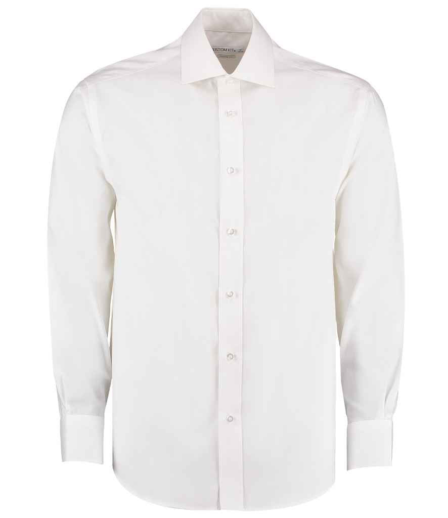 Kustom Kit - Premium Long Sleeve Classic Fit Oxford Shirt - K105 WHI 13.5