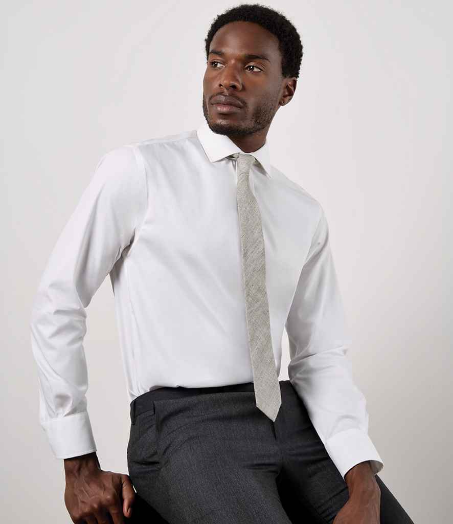 Kustom Kit - Premium Long Sleeve Classic Fit Oxford Shirt - K118 WHI 15