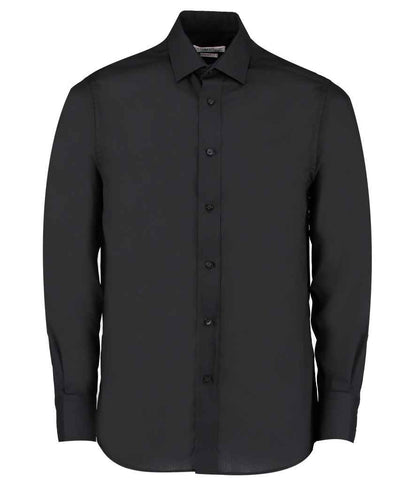 Kustom Kit - Long Sleeve Tailored Business Shirt - K131 BLK 14.5