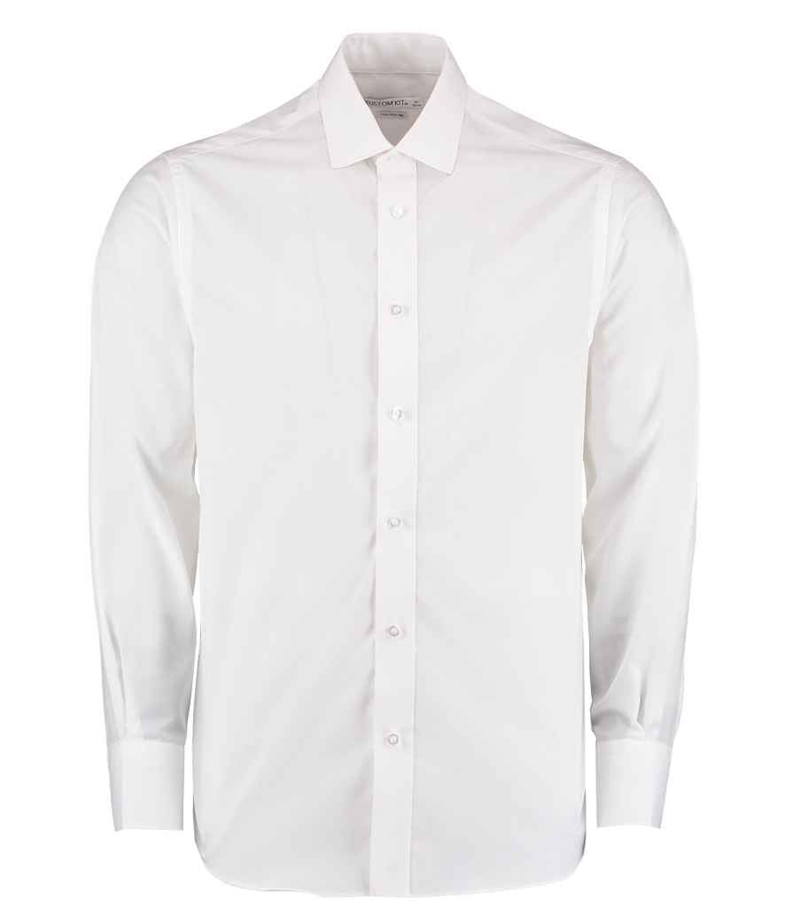 Kustom Kit - Long Sleeve Tailored Business Shirt - K131 BLK 14.5