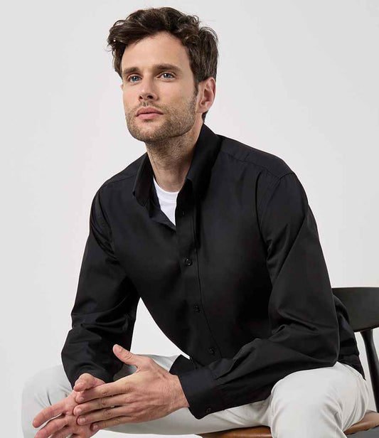 Kustom Kit - Long Sleeve Classic Fit Workforce Shirt - Pierre Francis