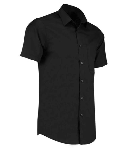 Kustom Kit - Short Sleeve Tailored Poplin Shirt - Pierre Francis