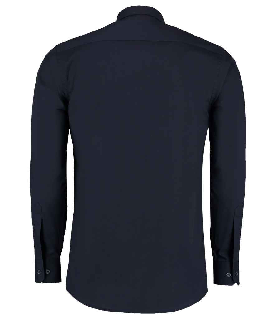 Kustom Kit - Long Sleeve Tailored Poplin Shirt - Pierre Francis
