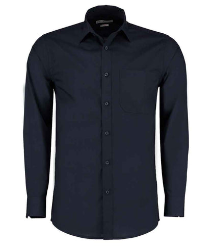 Kustom Kit - Long Sleeve Tailored Poplin Shirt - K142 DKN 14.5