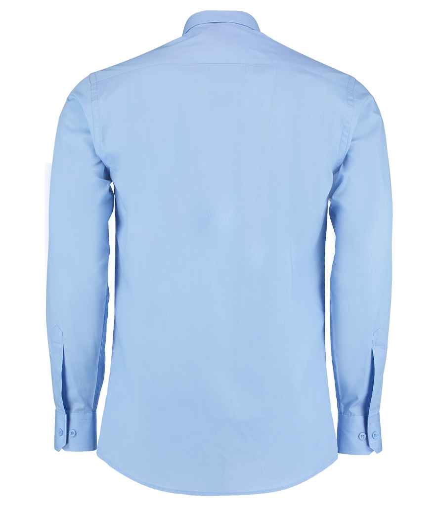 Kustom Kit - Long Sleeve Tailored Poplin Shirt - Pierre Francis