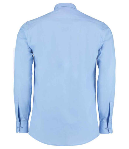 Kustom Kit - Long Sleeve Tailored Poplin Shirt - Pierre Francis