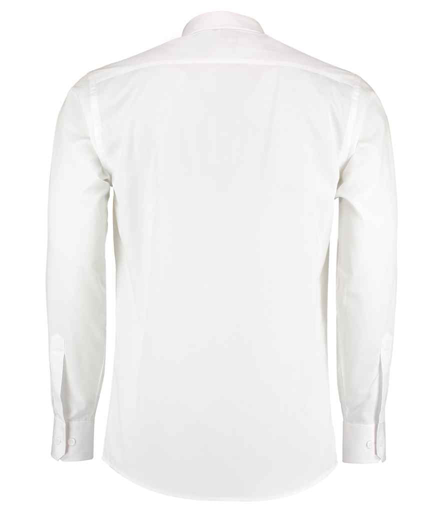 Kustom Kit - Long Sleeve Tailored Poplin Shirt - Pierre Francis