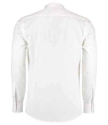 Kustom Kit - Long Sleeve Tailored Poplin Shirt - Pierre Francis