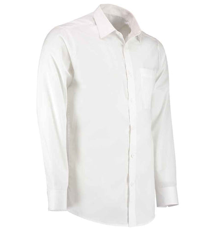 Kustom Kit - Long Sleeve Tailored Poplin Shirt - Pierre Francis