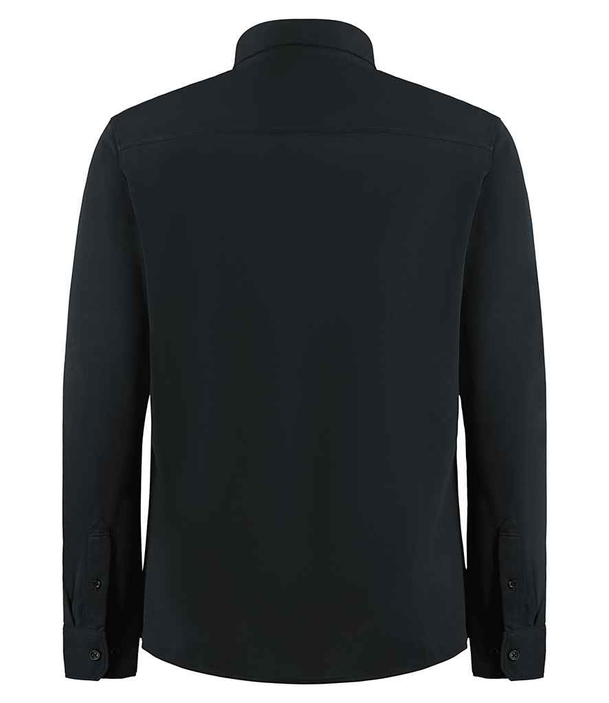 Kustom Kit - Long Sleeve Superwash® 60°C Piqué Shirt