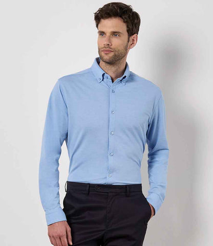 Kustom Kit - Long Sleeve Superwash® 60°C Piqué Shirt - K143 LHB S