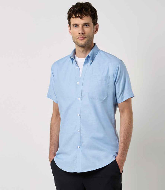Kustom Kit - Short Sleeve Slim Fit Oxford Shirt - K183 LBL 14