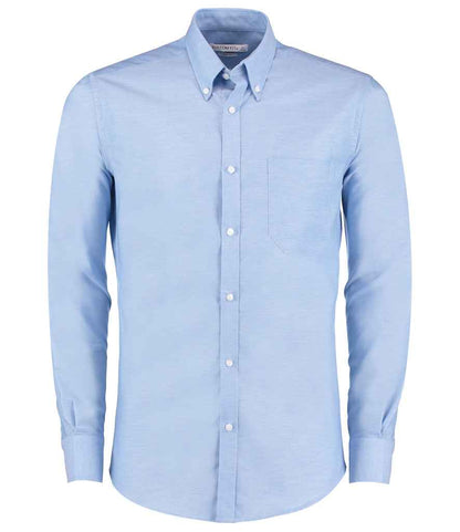 Kustom Kit - Long Sleeve Slim Fit Workwear Oxford Shirt - K184 LBL 14