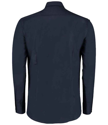 Kustom Kit - Long Sleeve Slim Fit Workwear Oxford Shirt - Pierre Francis
