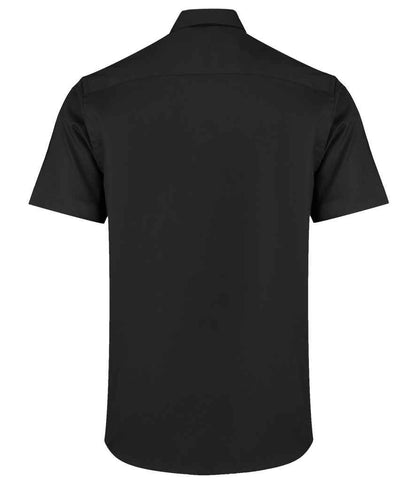 Kustom Kit - Premium Short Sleeve Tailored Oxford Shirt - Pierre Francis