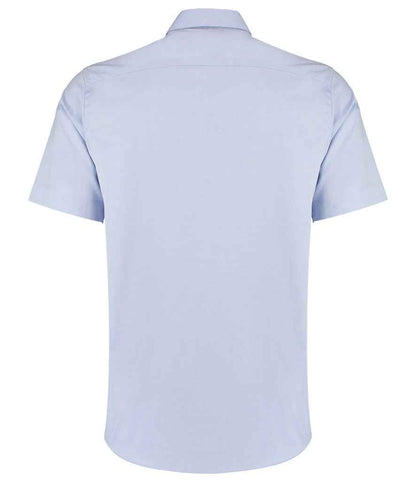 Kustom Kit - Premium Short Sleeve Tailored Oxford Shirt - Pierre Francis