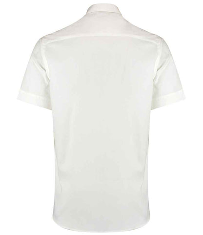 Kustom Kit - Premium Short Sleeve Tailored Oxford Shirt - Pierre Francis