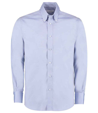 Kustom Kit - Premium Long Sleeve Tailored Oxford Shirt - K188 LBL 13.5