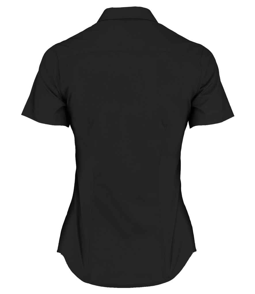 Kustom Kit - Ladies Short Sleeve Tailored Poplin Shirt