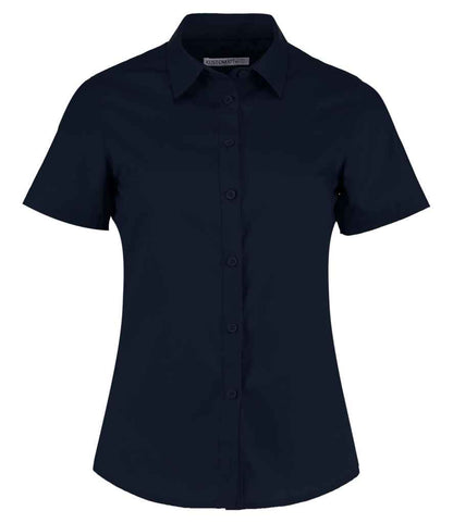 Kustom Kit - Ladies Short Sleeve Tailored Poplin Shirt - K241 DKN 6