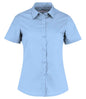 Kustom Kit - Ladies Short Sleeve Tailored Poplin Shirt - Pierre Francis
