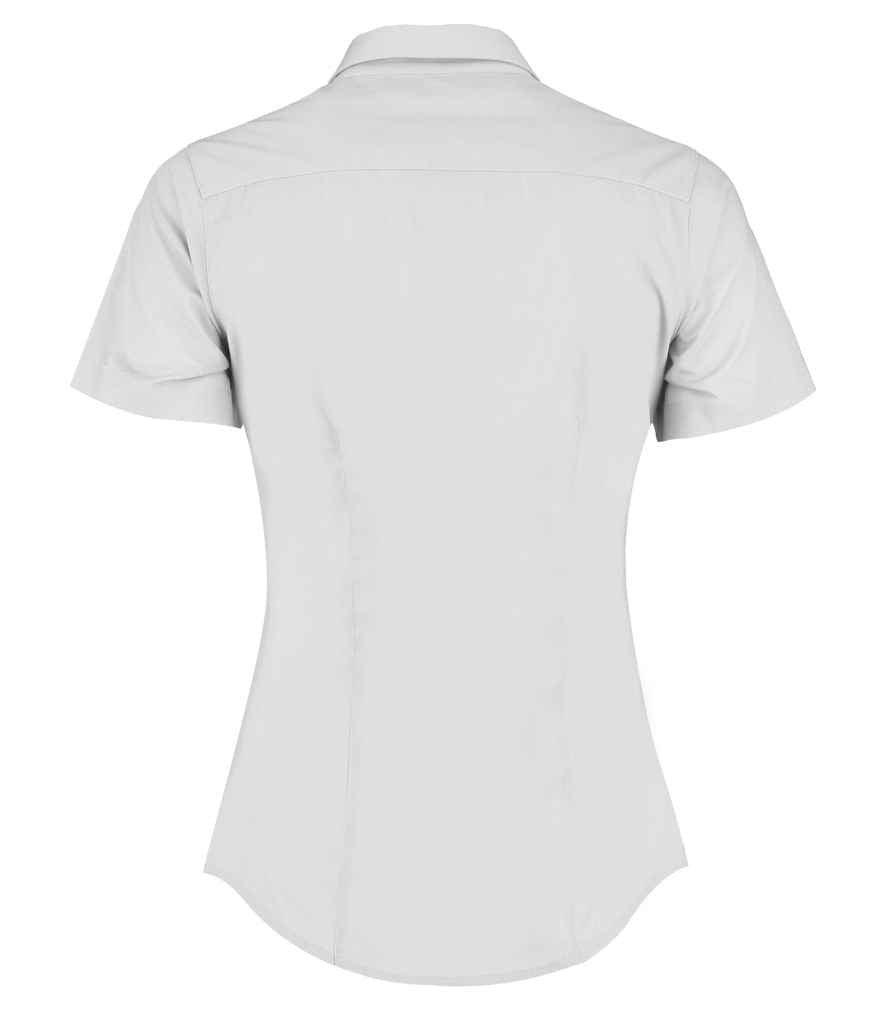 Kustom Kit - Ladies Short Sleeve Tailored Poplin Shirt - Pierre Francis