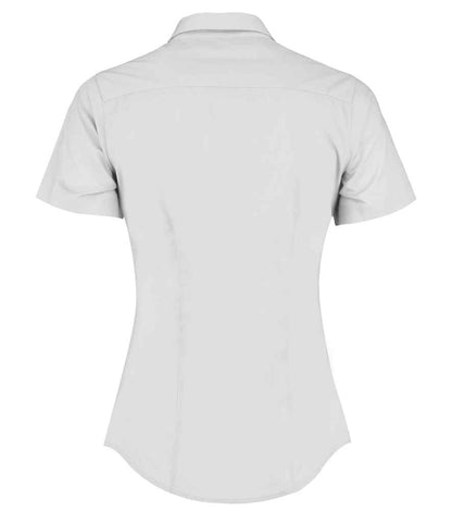 Kustom Kit - Ladies Short Sleeve Tailored Poplin Shirt - Pierre Francis