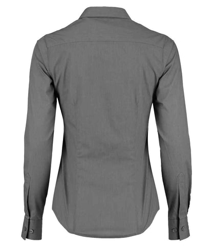 Kustom Kit - Ladies Long Sleeve Tailored Poplin Shirt - Pierre Francis