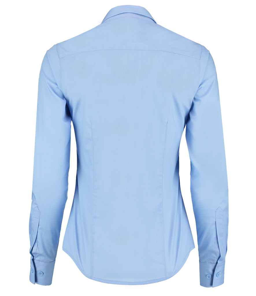 Kustom Kit - Ladies Long Sleeve Tailored Poplin Shirt - Pierre Francis