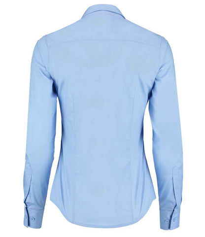 Kustom Kit - Ladies Long Sleeve Tailored Poplin Shirt - Pierre Francis