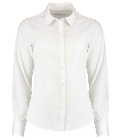 Kustom Kit - Ladies Long Sleeve Tailored Poplin Shirt - Pierre Francis