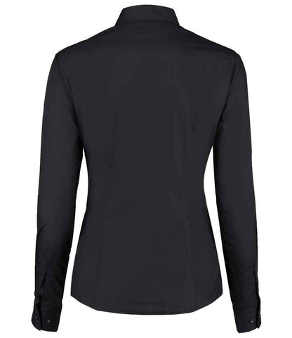 Kustom Kit - Ladies Long Sleeve Tailored Mandarin Collar Shirt - Pierre Francis