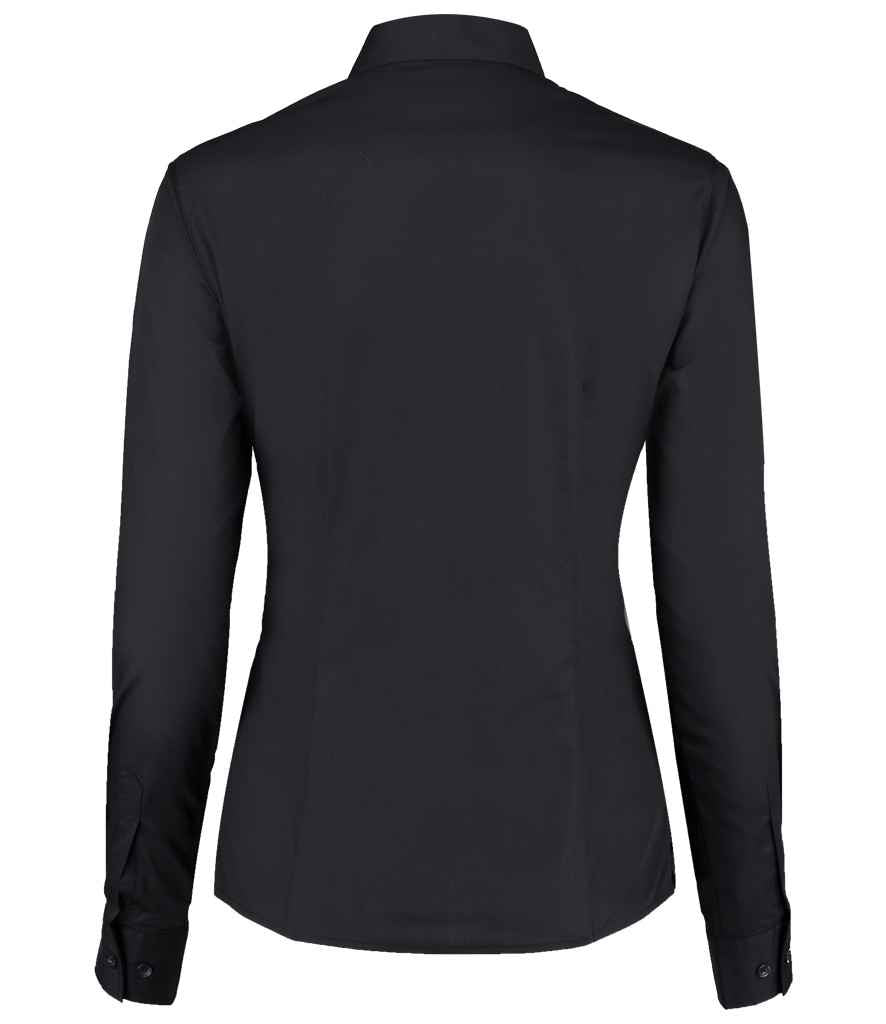Kustom Kit - Ladies Long Sleeve Tailored Mandarin Collar Shirt