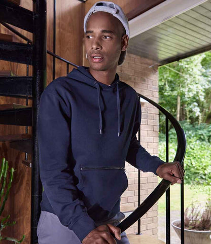 Kustom Kit - Regular Fit Piqué Zipped Pocket Hoodie - Pierre Francis