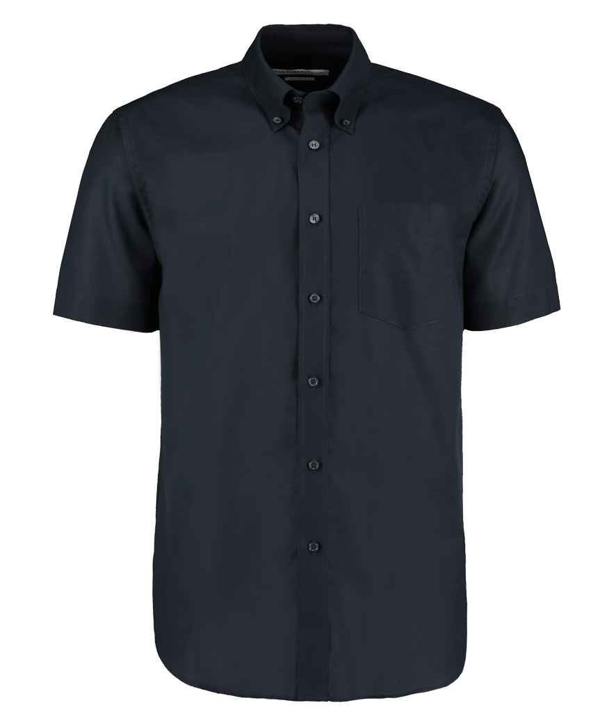 Kustom Kit - Short Sleeve Classic Fit Workwear Oxford Shirt - K350 WHI 13.5