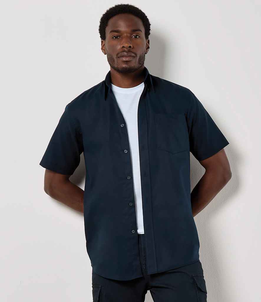 Kustom Kit - Short Sleeve Classic Fit Workwear Oxford Shirt - K350 FNA 14.5