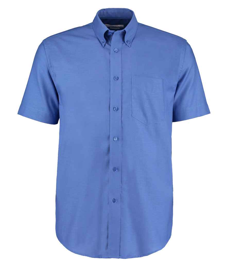 Kustom Kit - Short Sleeve Classic Fit Workwear Oxford Shirt - Pierre Francis