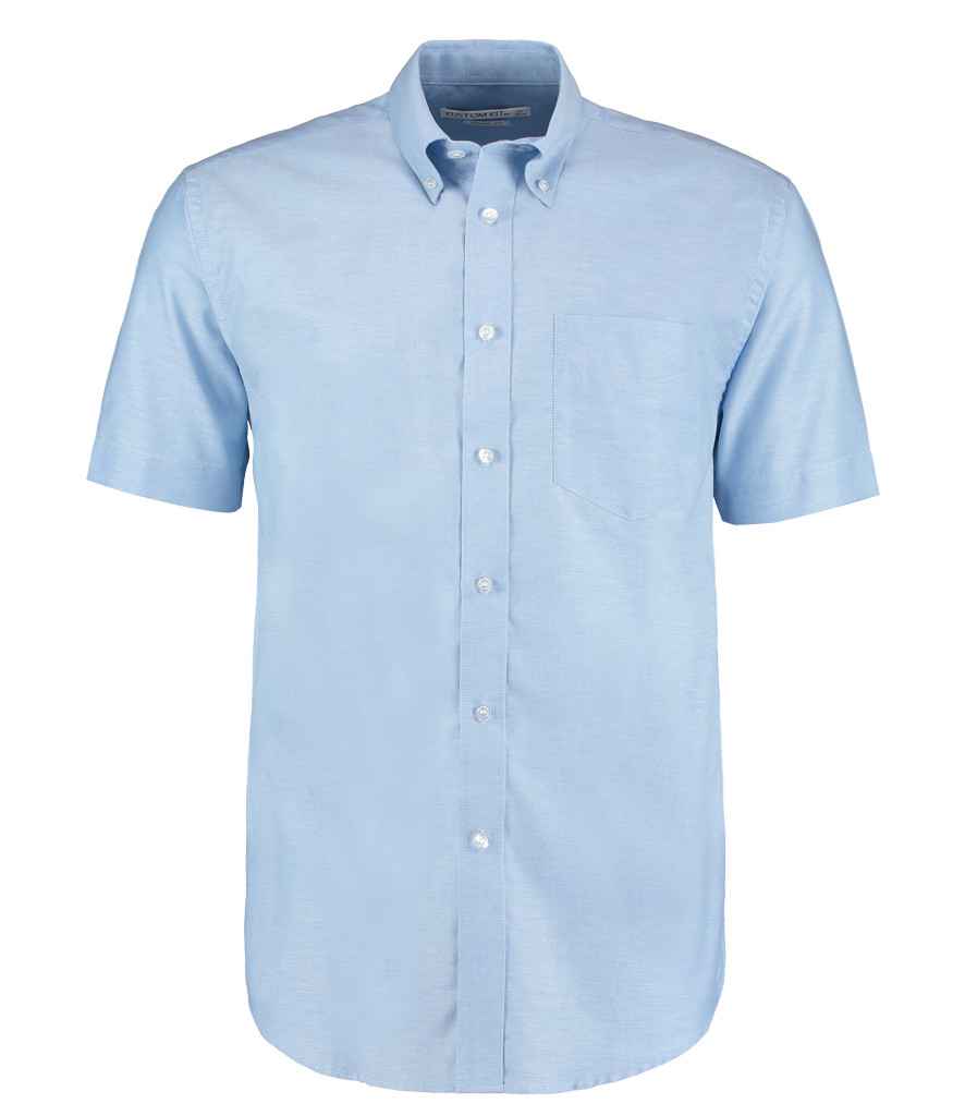 Kustom Kit - Short Sleeve Classic Fit Workwear Oxford Shirt - Pierre Francis
