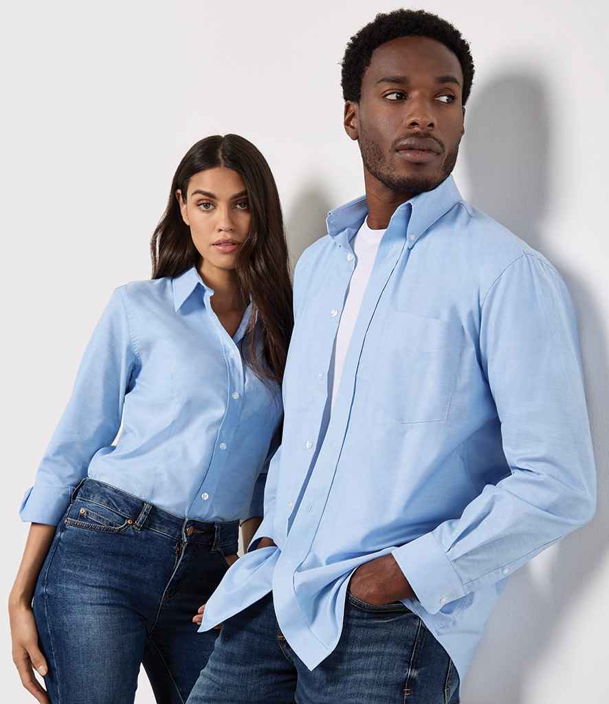 Kustom Kit - Long Sleeve Classic Fit Workwear Oxford Shirt - Pierre Francis