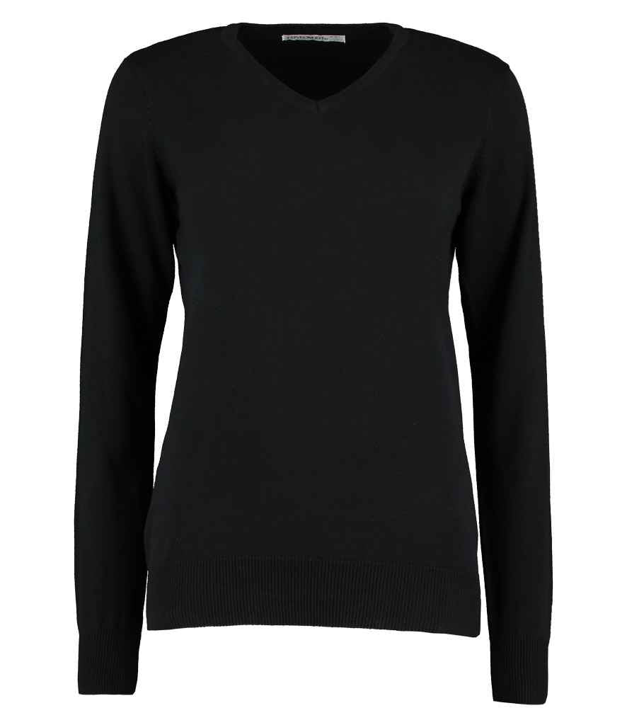 Kustom Kit - Ladies Arundel Cotton Acrylic V Neck Sweater