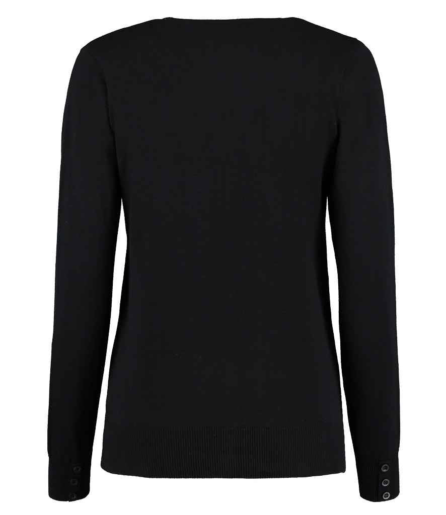 Kustom Kit - Ladies Arundel Cotton Acrylic V Neck Cardigan