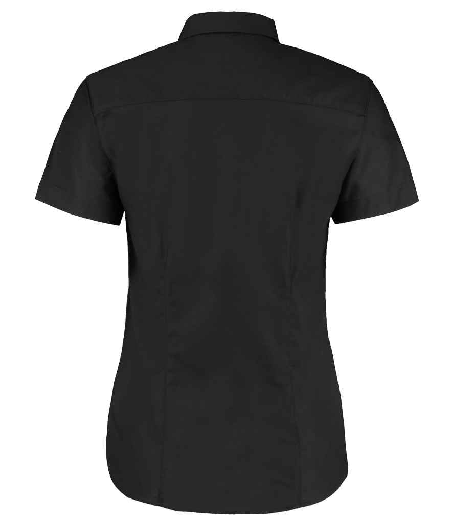 Kustom Kit - Ladies Short Sleeve Tailored Workwear Oxford Shirt