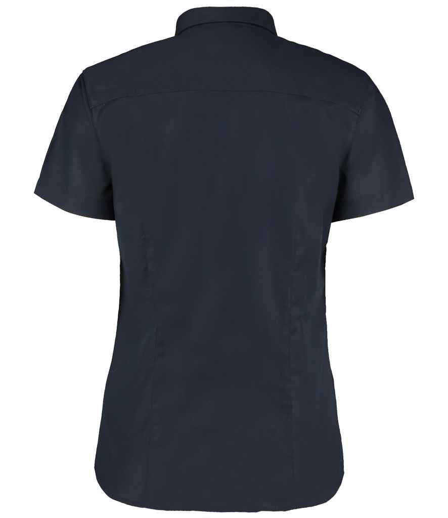Kustom Kit - Ladies Short Sleeve Tailored Workwear Oxford Shirt - Pierre Francis