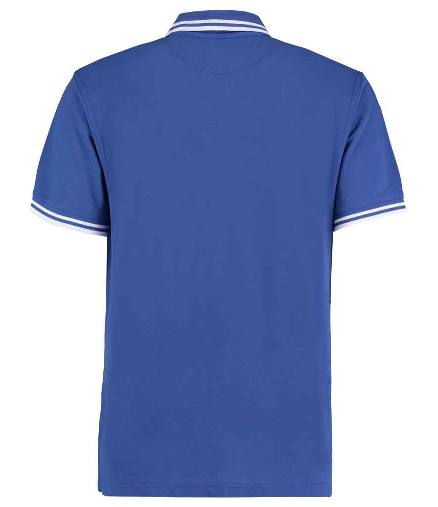 Kustom Kit - Contrast Tipped Poly/Cotton Piqué Polo Shirt