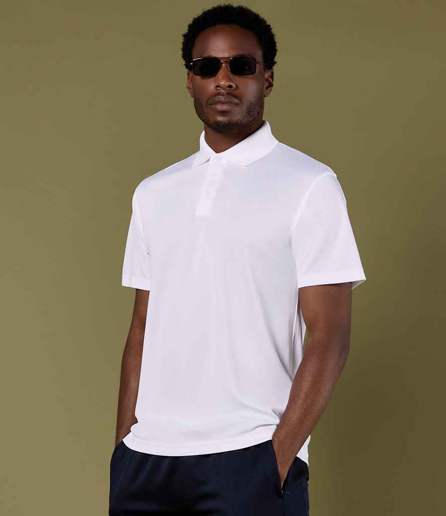 Kustom Kit - Cooltex Plus Micro Mesh Polo Shirt - K455 WHI XS