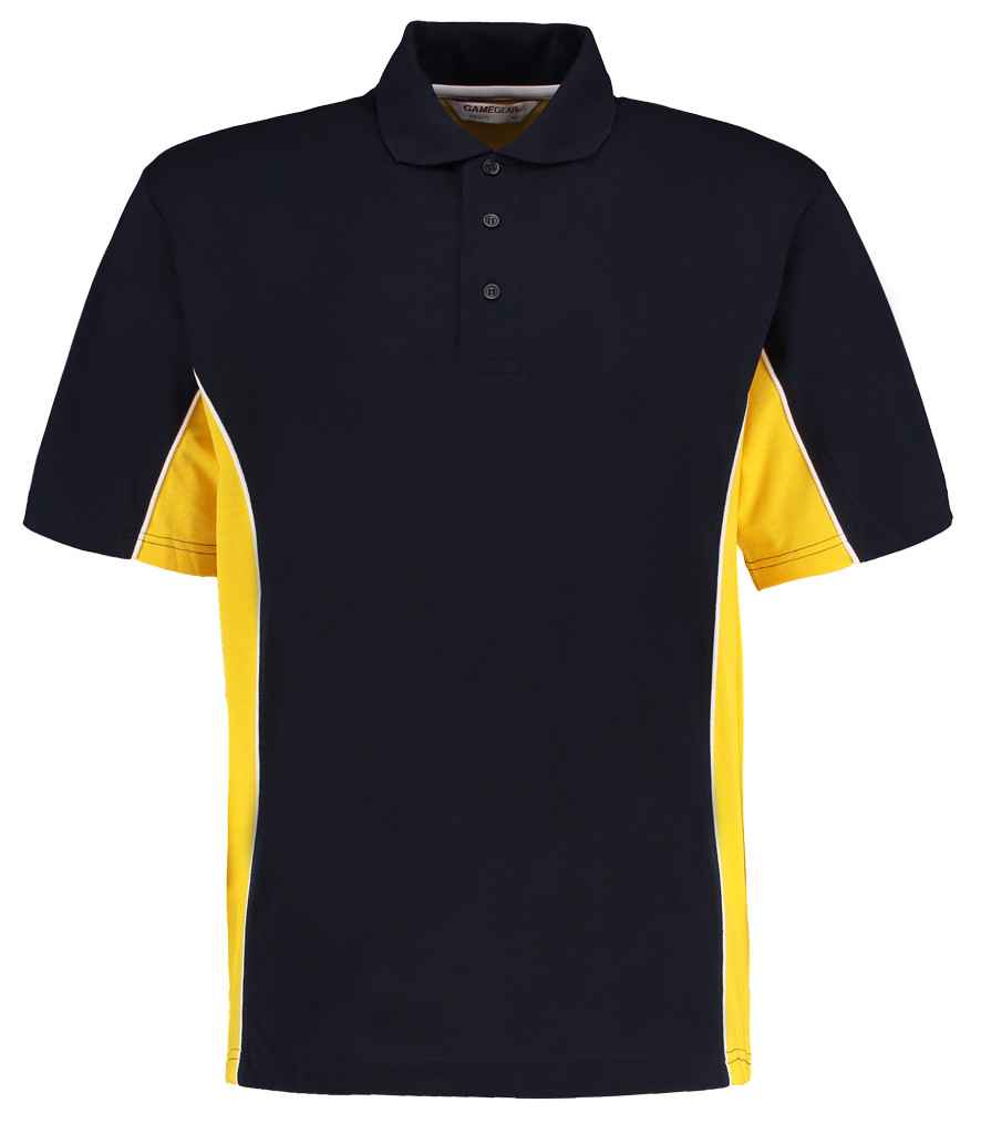 Kustom Kit - Track Poly/Cotton Piqué Polo Shirt - K475 NV/MY S